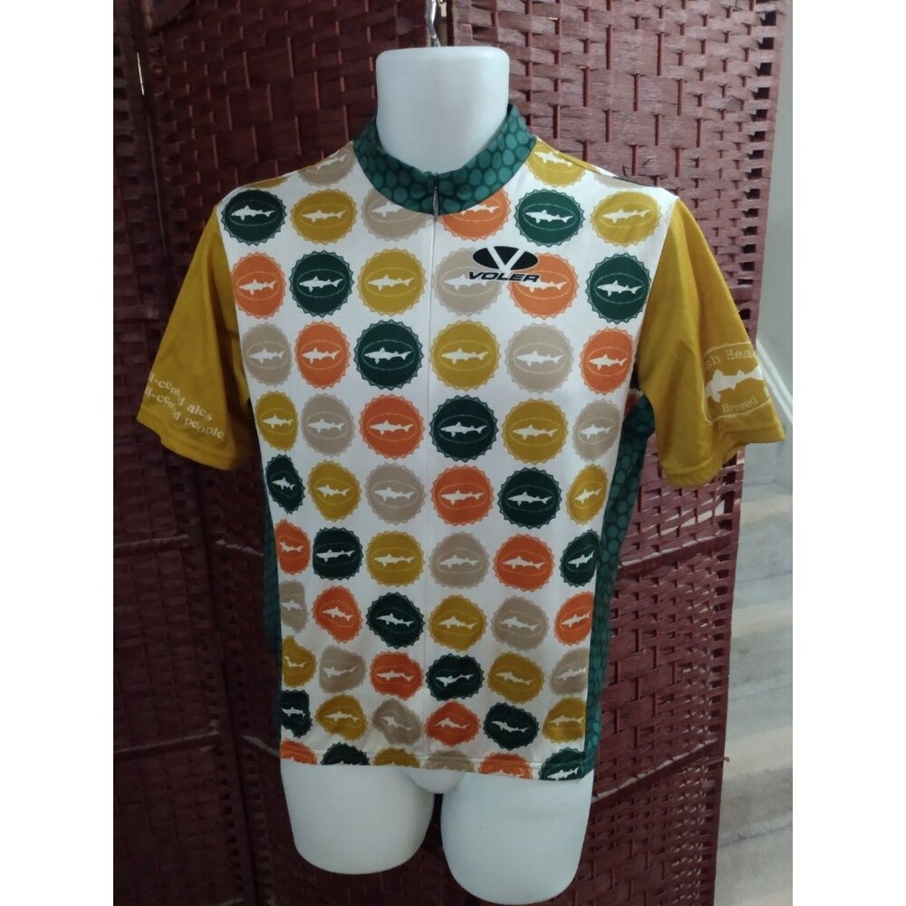Voler Dogfish Head Beer Cycling Jersey Large All Over Print Shirt